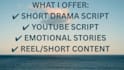 write drama scripts and creative short content