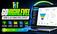 setup gohighlevel CRM, workflow automation and sales funnel