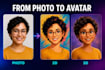 create a custom 2d or 3d ai avatar for social media