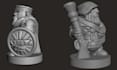 sculpt 3d diorama model, 3d toy, action figure,miniature, stl model for printing