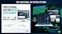 custom web development using html css and database