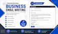 write professional business emails