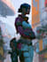 sci fi character illustration or sci fi character