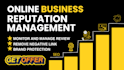 do online reputation management ORM and remove negative links