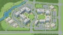 create campus, office, university, wayfinding, route and village map
