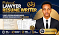 write an ats optimized resume for legal professionals