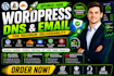 wordpress hostgator,cloudflare dns,email security blacklist removal SMTP fix pro