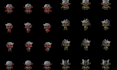create rpg maker mv mz sprites sideview battlers character sheet custom tileset