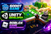 develop high quality 2d, 3d game in unity, godot engine, roblox game development