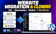 migrate wix, squarespace, weebly to wordpress website design