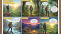 do stunning webtoon comic, manga comic, comic graphic novel hand sketching comic