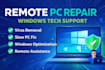 provide IT support and troubleshoot windows PC problems