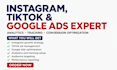instagram tiktok facebook ads google ads marketing ecommerce ads setup