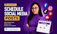 schedule post social media content manager hootsuite buffer metricool facebook