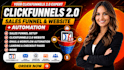 build clickfunnels 2 0 sales funnel, clickfunnels 2 0 website, and automation