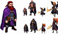 do pixel art character pixel spritesheet animation sprite rpg video game assets