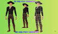 create retro low poly 3d character, rigging and animation in ps1 n64 y2k style