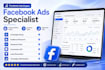 setup and manage high converting facebook meta ads campaign
