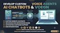 develop ai chatbot app and ai voice agent