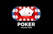 create luxury poker logo and poker chip design
