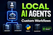 build custom ai agents using python and local llms