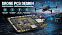 design drone pcb, flight controller and uav electronics