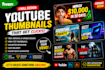 youtube thambnail graphic design