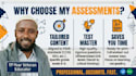 create custom middle school math tests and quizzes