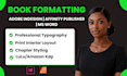 typeset, format, manuscript, typesetter
