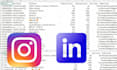 extract emails, phone numbers, b2b leads  from instagram and social media