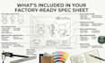 create a plush toy tech pack and manufacturing spec sheet