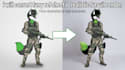 convert furry ref sheet to realistic fursuit render