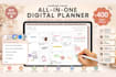 design etsy digital planners hyperlinked goodnotes planners and digital journals