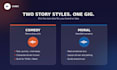 create a story driven ai character video with voiceover
