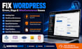 do wordpress website maintenance, updates, bug fixing, and technical support