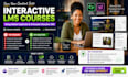 create interactive lms course using adobe captivate, articulate storyline 360
