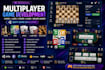 develop chess game card game ludo game poker board game multiplayer unity game