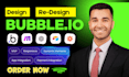 build bubble io website bubble saas web app bubble mvp as bubble io developer