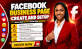 create and setup facebook business page