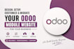 design, setup, customize and migrate your odoo website and modules