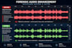 enhance forensic audio, remove noise, isolate voices, and restore recordings
