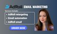 setup adroll ad email campaign adroll retargeting email sequence recovery flow