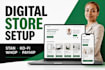 setup your stan store, kofi, payhip, whop and digital product