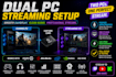 setup dual PC streaming with obs, capture card and audio routing