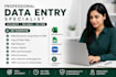 do data entry, data mining, copy paste, web research