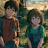 draw a anime couple character art anime