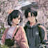 create a anime couple character art anime