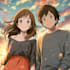 draw a anime couple character art anime
