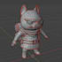 create a 3d stylized character