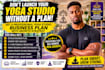 prepare a yoga studio business plan with growth strategy